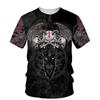 Мужская и женская футболка с 3D принтом черепа унисекс, летние футболки с короткими рукавами и круглым вырезом