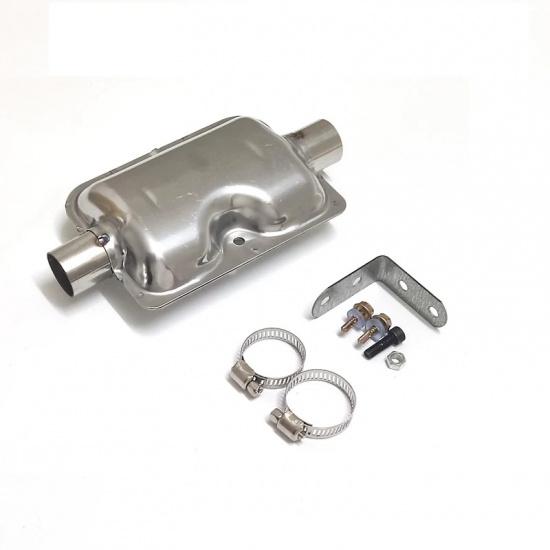 Air Diesel Parking Heater Stainless Steel Exhaust Pipe Tube Gas Vent Fuel Tank Muffler Silencer For Car Heaters Accessories