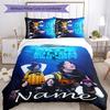 3pcs Custom Name Billie Eilish Bedding Set Duvet Cover Closure Includes 1 Duvet Cover & 2 Pillowcases for All Seasons Bedroom Decor