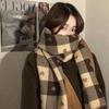 New Winter Scarf Cashmere Brand Women Shawl Luxury Plaid Thick Warm Pashmina Wrap Hijab Foulard Bufanda Female Stoles