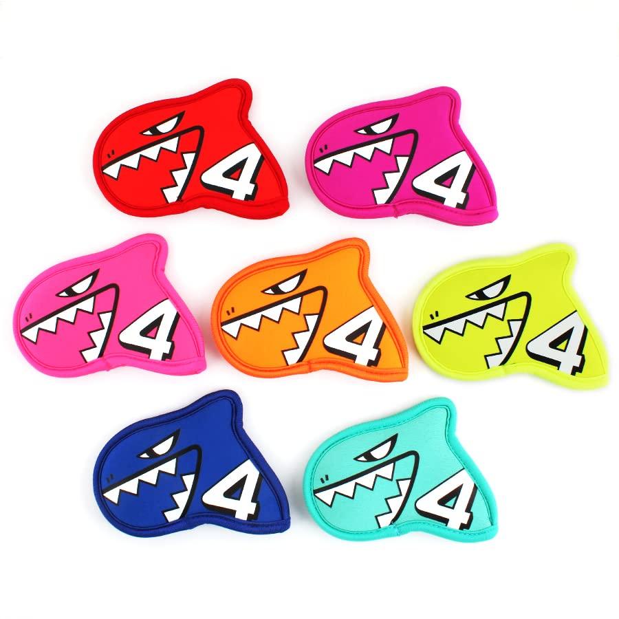 Чехол для гольф-клюшки AIMSHARK Palette, набор из 9 штук, чехол для головки гольф-клюшки (Смешанный цвет)