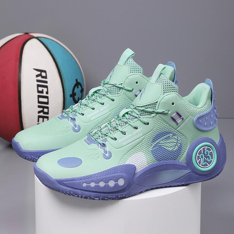 2025 actual basketball shoes men's high-top non-slip and wear-resistant youth shock absorption trend casual student couple sports shoes