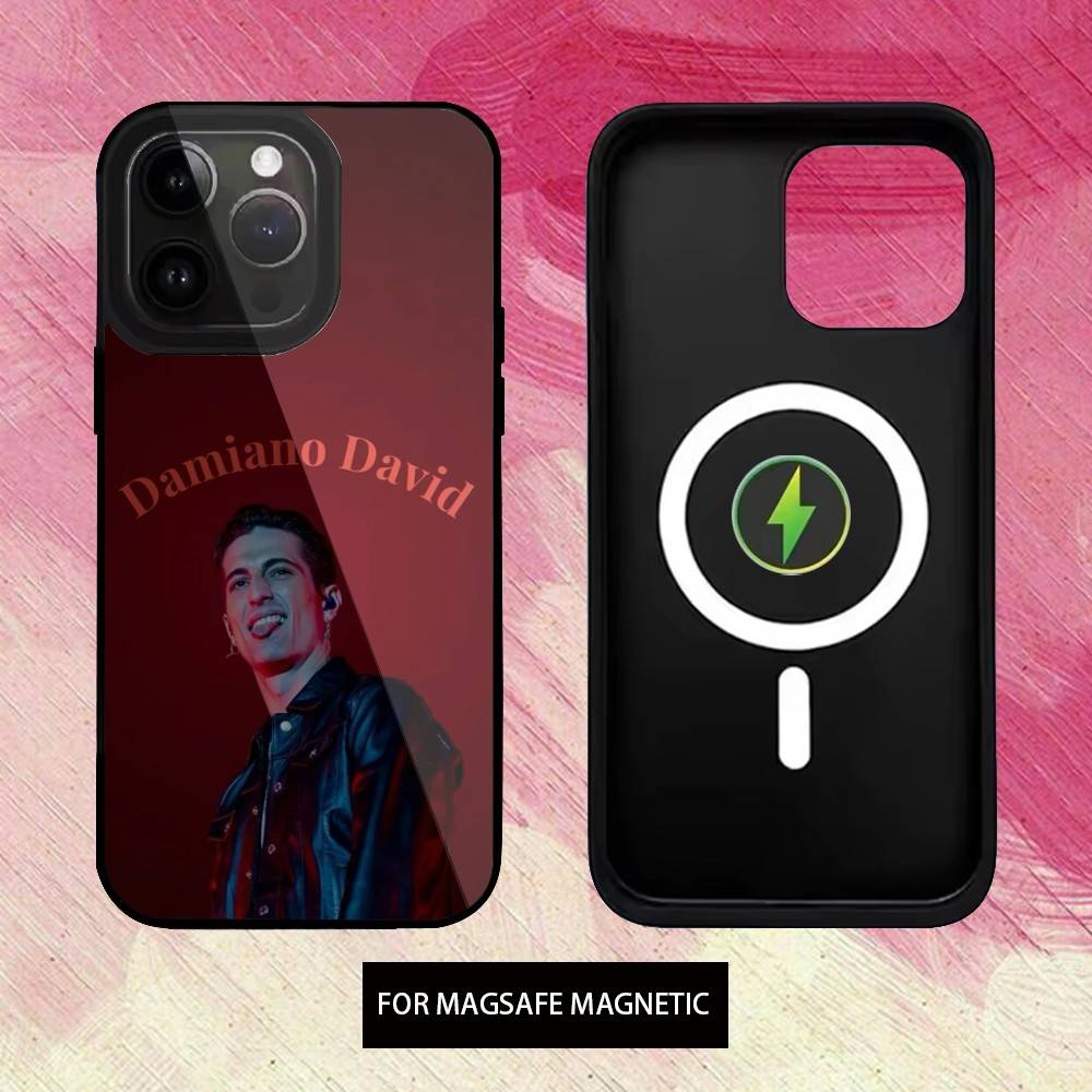 D-Damiano D-David M-Maneskin-es Phone Case For iPhone17,16,15,14,13,12,11 Plus,Pro Magnetic with Magsafe Wireless Charging