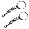 2Pcs Fuel Cap Tank Cover Line Cable Wire Petrol Oil Rope Ring for Volvo S80 S60 S40 S60L XC60 XC90 S40 V40 C70 31261589