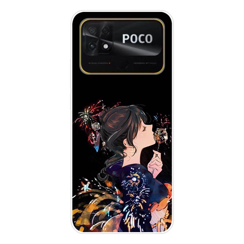 Для Xiaomi Poco C40 C 40 Чехол Мягкая силиконовая задняя крышка Мультяшный чехол для телефона Разнообразие