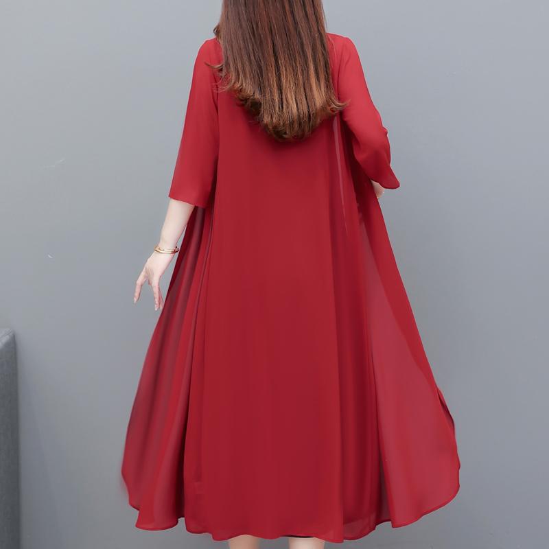 Элегантное шифоновое пальто женское летнее тонкое повседневное женское летнее длинное пончо больших размеров