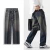 Men's Jeans Summer American Street Loose Straight Urban Outfit