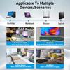 Ethernet-кабель Cat6 Gigabit Высокоскоростной 1000 Мбит/с Интернет-кабель RJ45 Экранированный Сетевой LAN-шнур для Ноутбука Роутера ПК PS5 4 3 Xbox