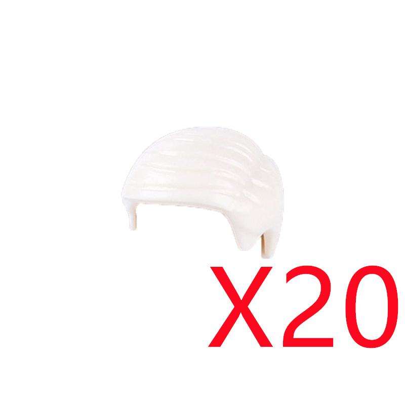 MOC Городские строительные блоки Части тела фигурок Креативные аксессуары Длинные волосы Коричневые Черные Золотые Мини-кирпичики Совместимая игрушка Подарок k030