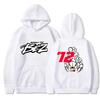 Marco Bezzecchi 2025 New Motorcycle Race 72 Driver Fan 2D Printed Hoodie Men's and Women's Autumn Casual Coat