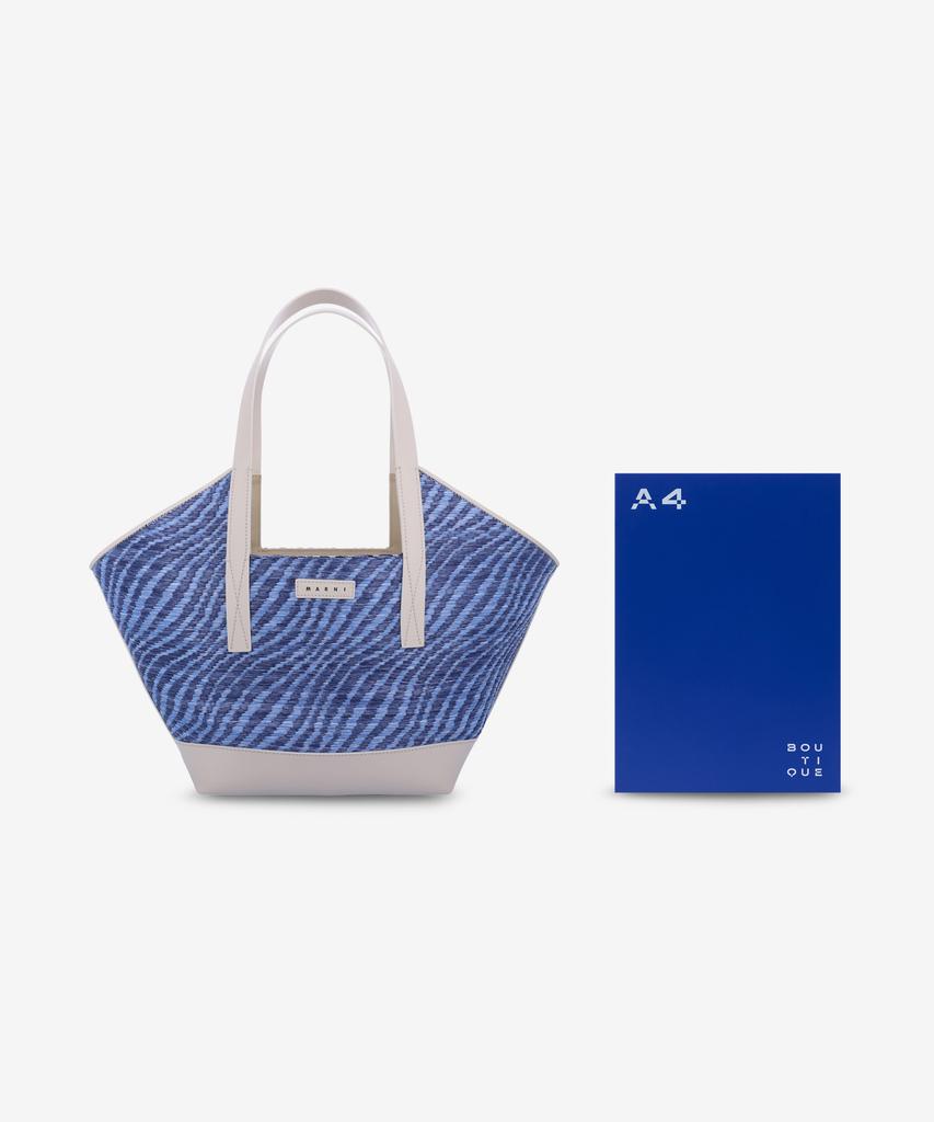 Marni Small Tote Shopper Bag - Vivid Blue / Shmp0169A1P984100B48