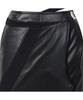 Recorde Recycled Leather Asymmetric Midi Skirt Rqkaw23405Bkx