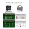 Oscal PowerMax 2400pro Portable Power Station 2400 * 2W 3892WH Solar Cell Outdoor Camping Home Emergency Mobile Power Bank