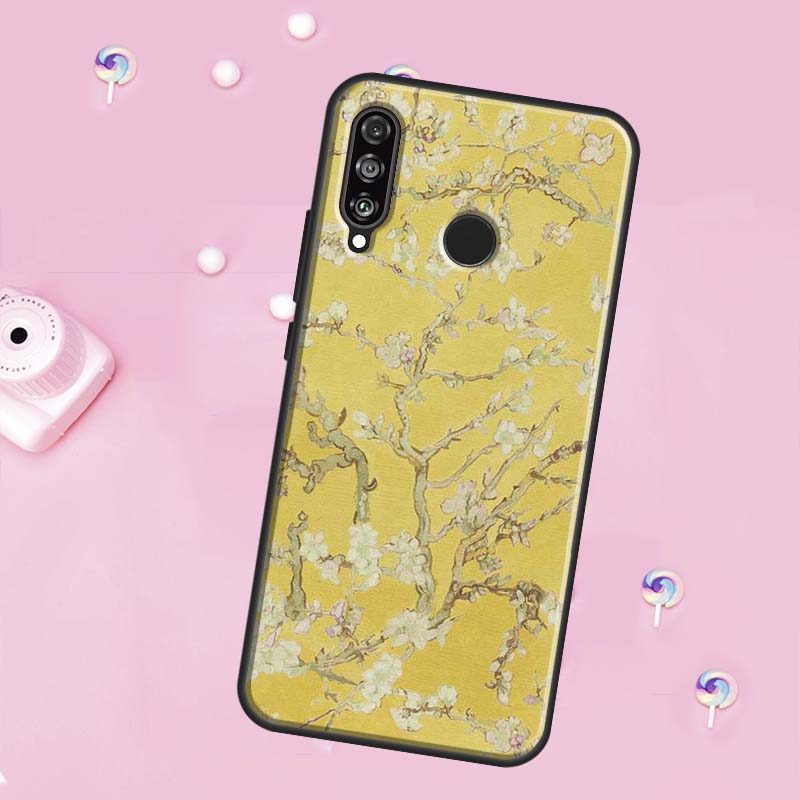 Цветущий Миндаль Для Huawei Nova 10 9 SE 3i 7i 8i 11i 12i Y73 Y90 Y70 Y72 Y61 Y91 P60 Pro P30 P40 Lite Чехол