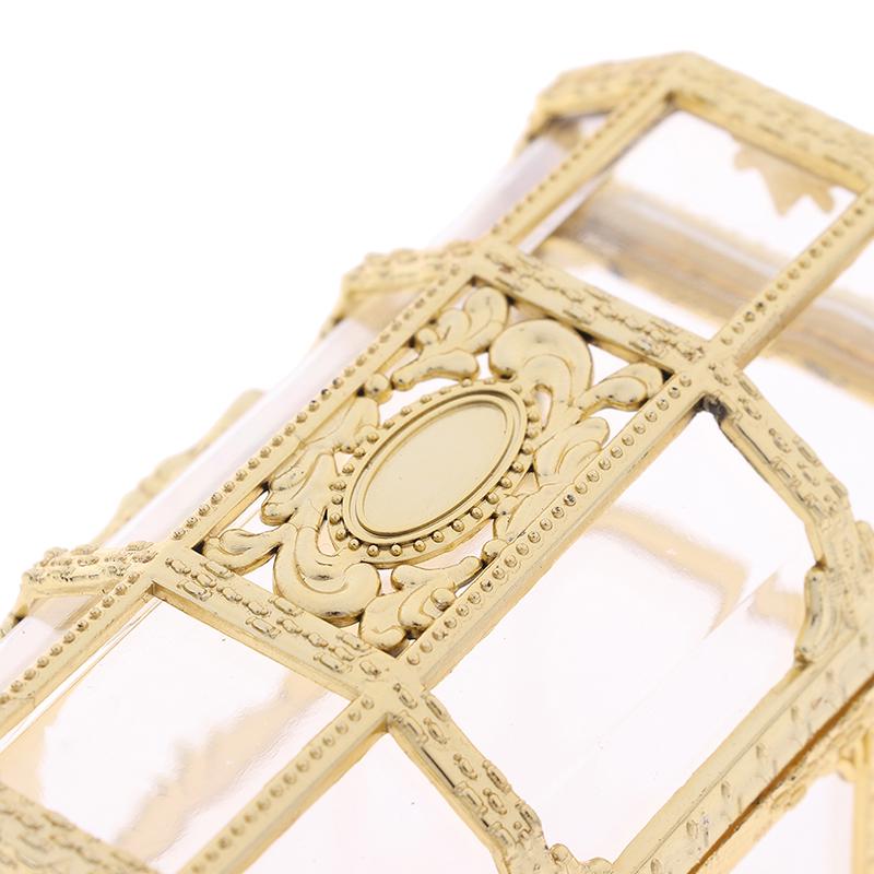 1 шт. Портативный сундук для хранения сокровищ из золота и серебра в форме конфет, органайзер