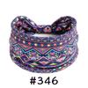 Boho Headbands for Women Cotton Wide Headwrap Non Slip Stretch Hairbands Workout Yoga Head Bands Bandage Running Bandana Turban Hair Accessories