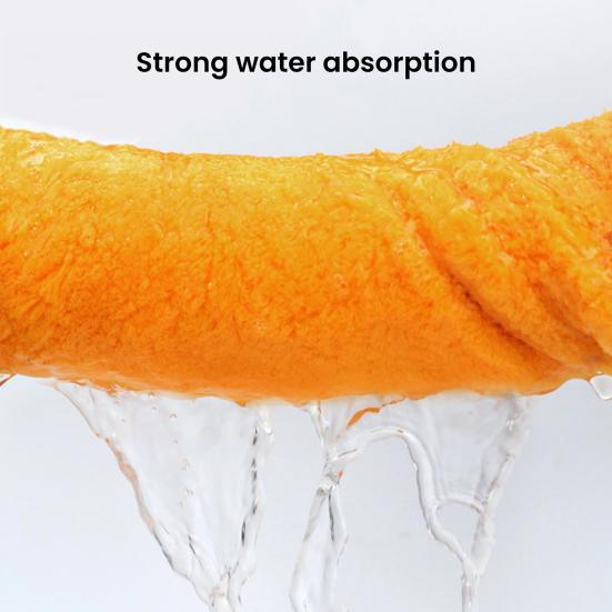 Быстросохнущее полотенце для волос для женщин и девочек, милый бант, мягкое, впитывающее, кораллового цвета