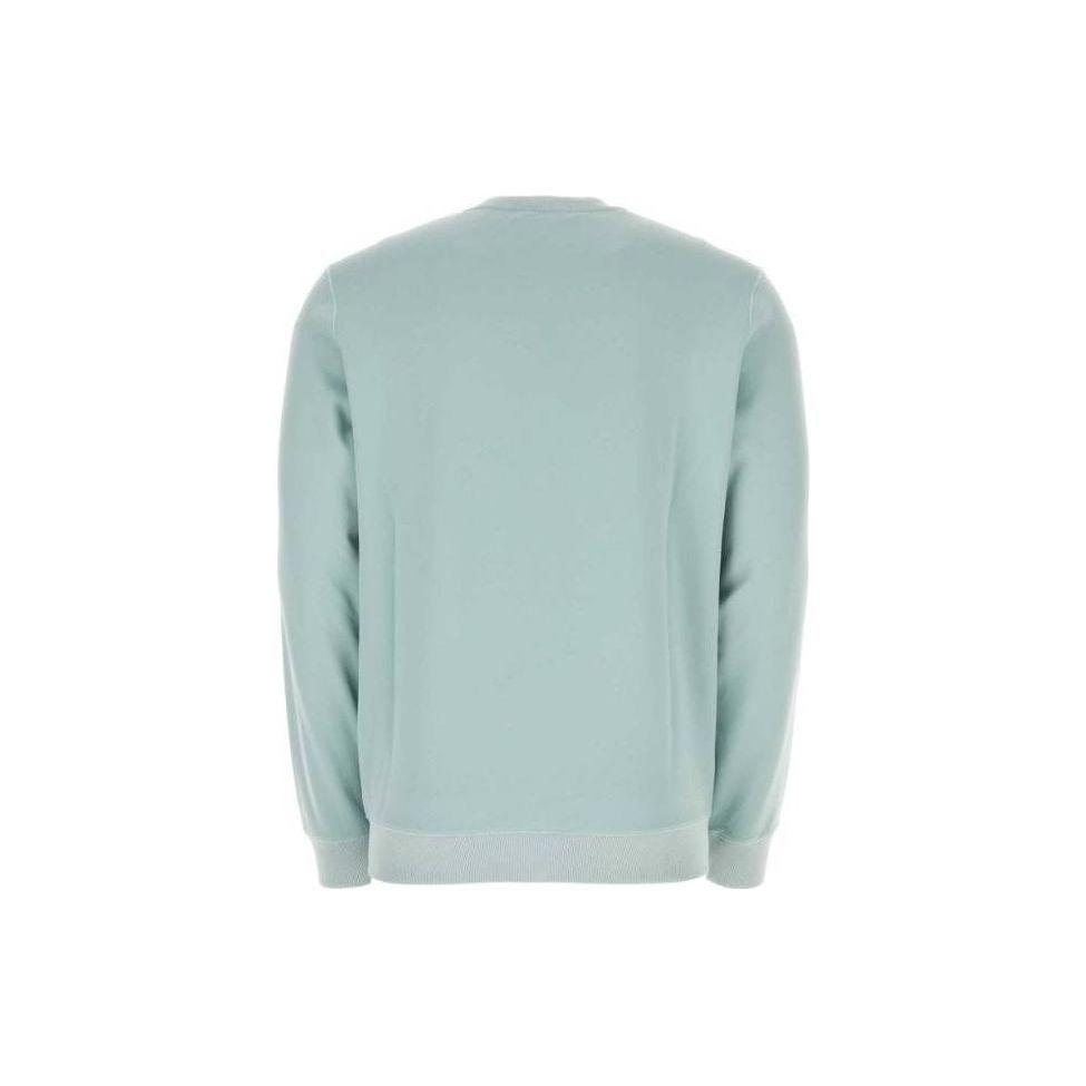 STONE ISLAND Ss23 Серия Stellina Круглый вырез Вышивка звезда Повседневный Свободный свитшот Мужской свитшот Светло-зеленый 7815631G5-V0041