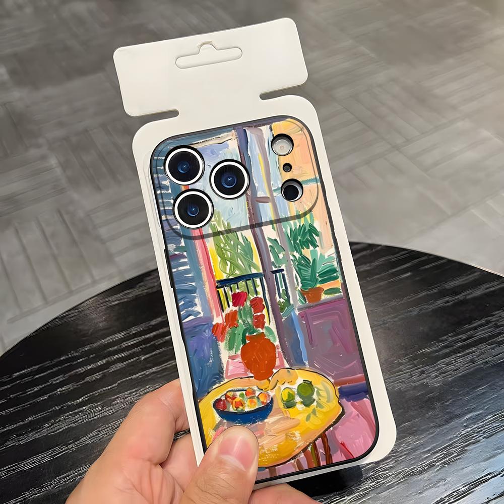 Henri Matisse Art Painting Phone Case For IPhone 17 Air 16 E Pro Max 15 14 13 Mini 12 Pro 11 Max Plus Black Soft Shell