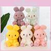 Children Cartoon Cute Plush Rabbit Bag Girls Go Out Travel Doll Bag Crossbody