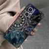 Luxury Gold Foil Art Case For OPPO Reno 7 8 Lite 10 11 12 13 14 Pro 8T 12F 13F 14F OPPO Find X8 X6 X9 Pro Cover