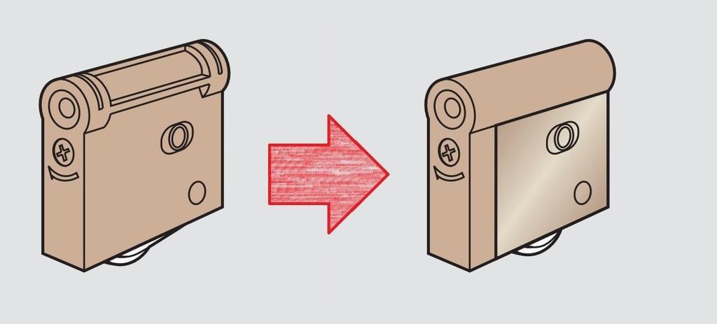 Compatible rollers for Panasonic interior sliding light set of MJB907N1 Y-shaped doors, brown, 2, 2005-present model,