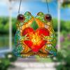 Frog Sun Catcher 2D Acrylic Frog Window Hanging Ornament Frog Wall Art