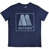 Унисекс футболка для взрослых Motown Records с винтажным логотипом