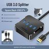 Адаптер-хаб Shan Ze с несколькими портами USB: Двухпортовый удлинитель для настольного компьютера и ноутбука