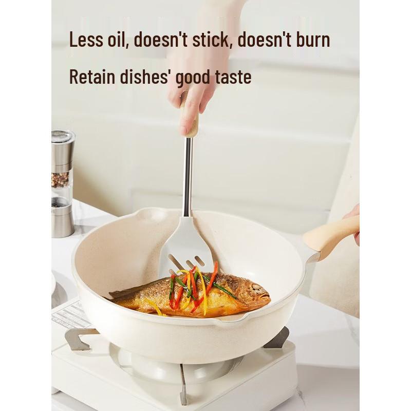 COOKER KING CG30DB Maifan Stone Non-stick Wok