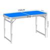 Adjustable Folding Table and Chair Set for Outdoor Markets, Camping, and Picnics