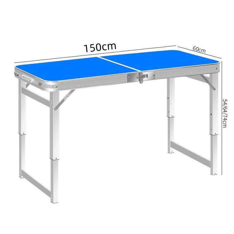 Adjustable Folding Table and Chair Set for Outdoor Markets, Camping, and Picnics