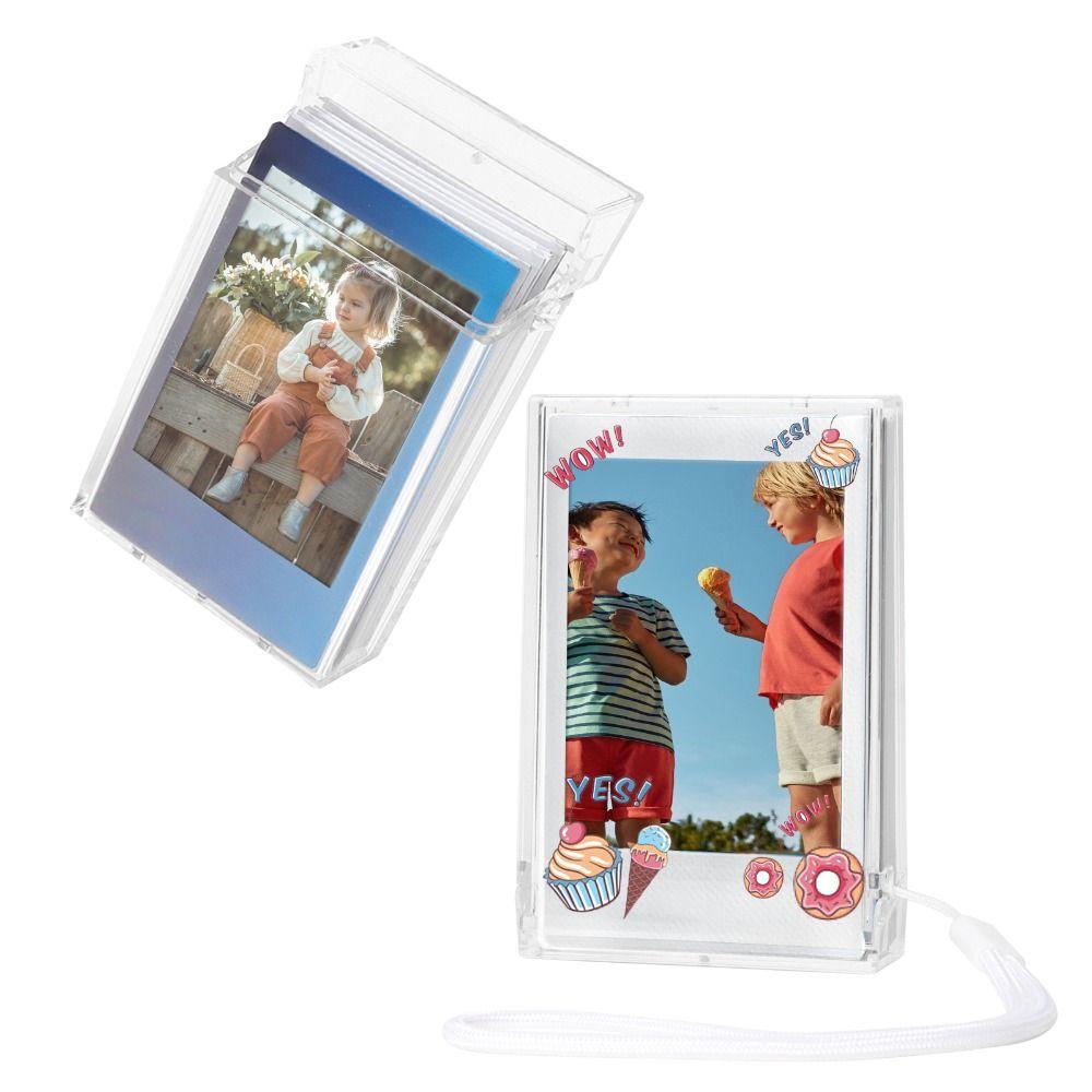 Portable with Strap Photo Case Storage Box Film Photo Instant Camera 3-inch