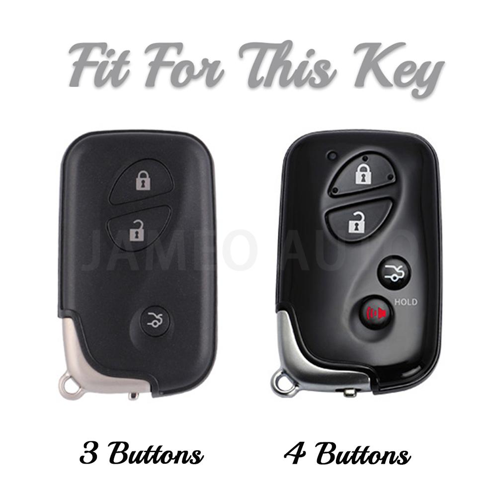3 4 Buttons TPU Protection Case for Lexus CT200h ES 300h IS250 GX400 RX270 RX450h RX350 LX570 Key Cover Fob ADU1