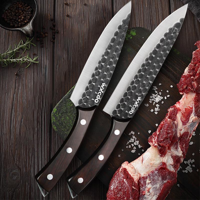 Professional Japanese Kitchen Chef's Knife Stainless Steel Beef Meat Cleaver Vegetable Slicing Knife Fish Filleting Cutter