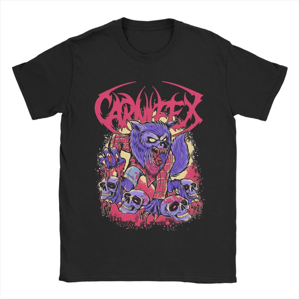 Unisexs TShirts Carnifex Band Rock Metal Carnifex Gift Music Fans Vintage Cotton Tee Shirt Short Sleeve T Shirts O Neck Clothes
