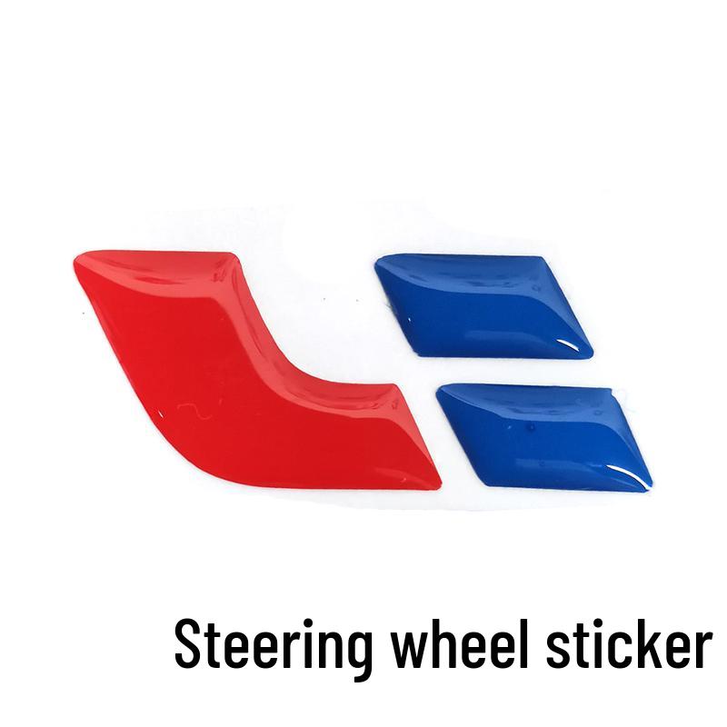 Li Auto L6789 ONE MEGA Steering Wheel Emblem Stickers, Creative Men's Interior Decor