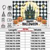 Halloween Backdrop Castle Pumpkin Party Wall Decor