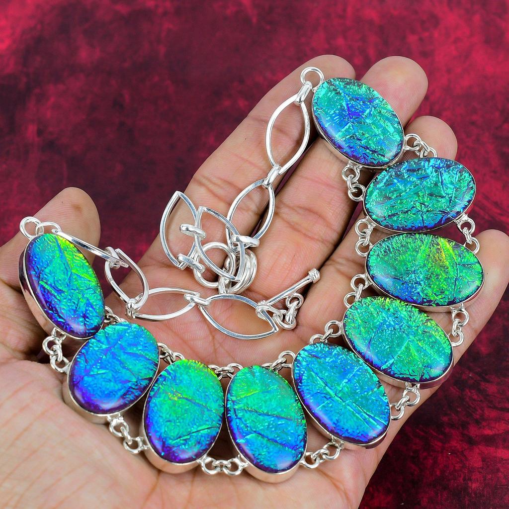 Ожерелье из розового австралийского тройного опала, ожерелье из чистого серебра 925 пробы с натуральным драгоценным камнем, ювелирные изделия ручной работы, подарок на день рождения и годовщину для нее