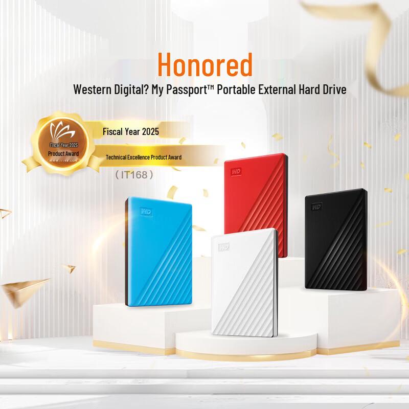 WD My Passport 4TB USB 3.0 Portable External Hard Drive