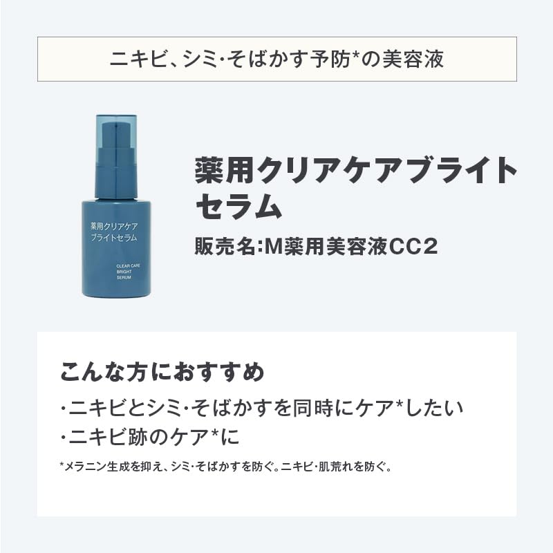 MUJI Medicated Clear Care Bright Serum 50 мл OAQ25A4S