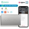 BSEED Zigbee Умные сенсорные выключатели 1/2/3 клавиши 1/2/3-позиционные Управление через приложение Tuya Smart Life С розетками для EU стен Серая серия