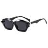 European and American personalized fashion small frame sunshades Internet celebrity catwalk sunglasses men's and women's retro sunglasses flat glasses