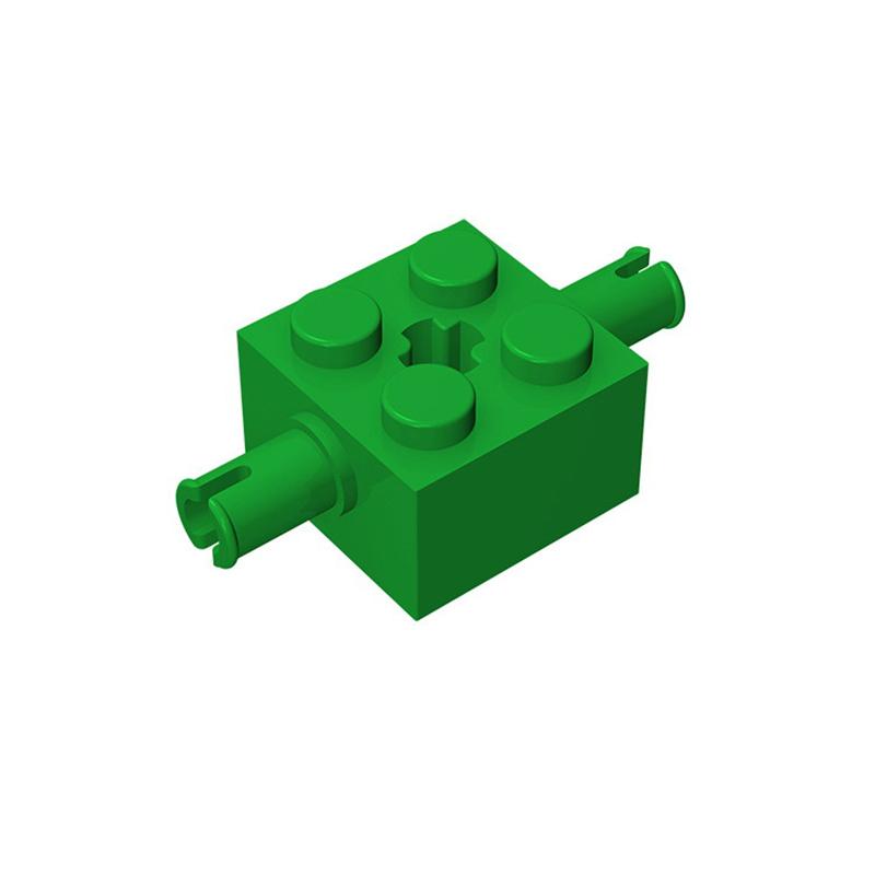 20 ШТ. MOC 30000 Модифицированные кубики 2x2 с штырями и отверстием для оси DIY Сборная игрушка Частицы Совместимые Строительные блоки