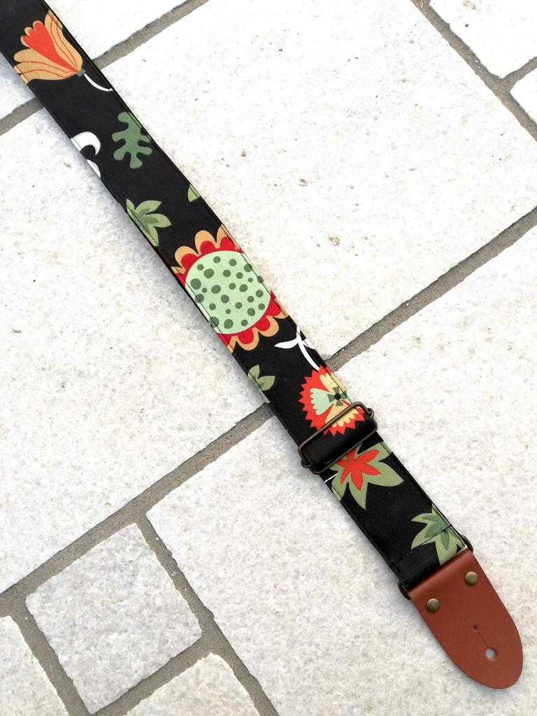 FROSTISM Guitar Strap Flower L CS2000FL