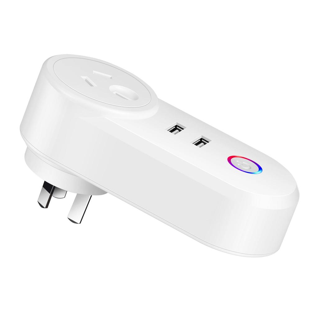 Умная розетка с USB и дизайном в стиле граффити: Совместимо со стандартами США, Бразилии, Австралии, Израиля и Италии; Таймер-розетка для трансграничного использования.