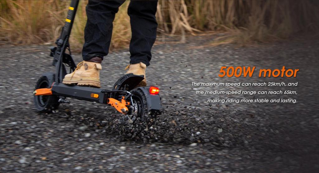 Foldable electric scooter Kukirin G2 Pro (VMP), 500W motor, 48V 15.6AH battery, top speed 25KM/H, cruising range 65KM, 9-inch tires