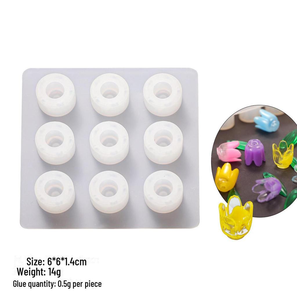 Силиконовая форма для ночника в виде цветка тюльпана - DIY Эпоксидные 3D украшения