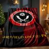 Global Football Club Sheff Blanket Lightweight Ideal Bedding Blanket Perfect for Travel, Camping, Living Rooms, Offices, Sofas, Fan Christmas gift