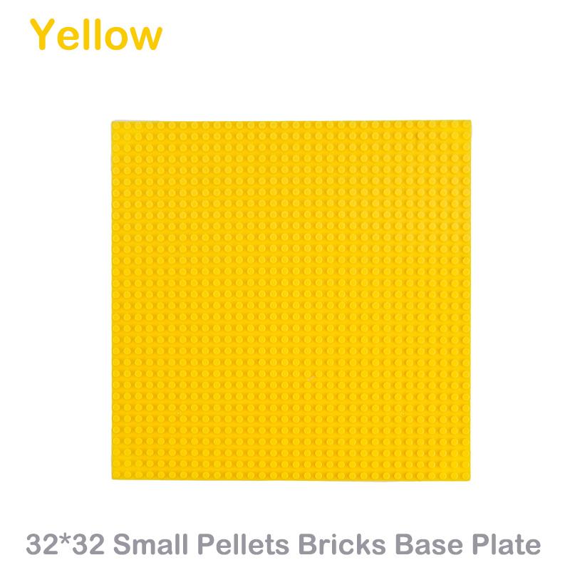 1PCS/4pcs Color 32x32 Base Plates Blocks Small Particle Size Dots DIY Toy Bricks Parts Baseplates Assembly Plate Blocks For Kids